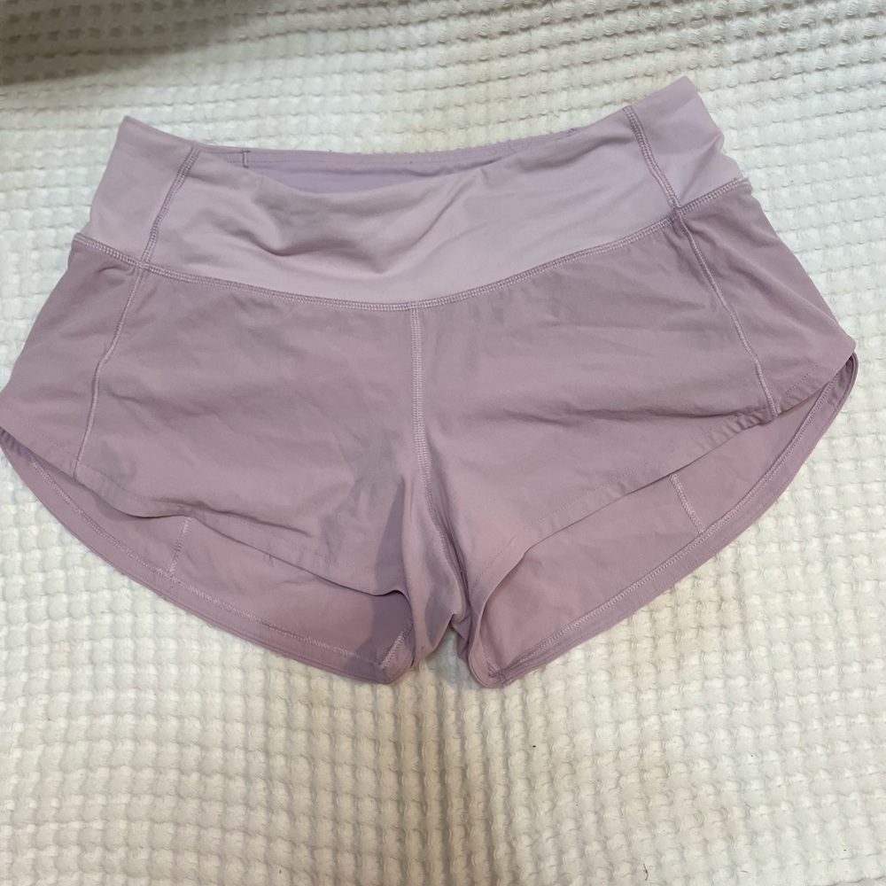- Lavender Lululemon shorts